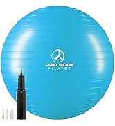 ProBody Pilates Ball Exercise Ball Yoga Ball, Multiple Sizes Stability Ball Chair, Large Gym Grad...