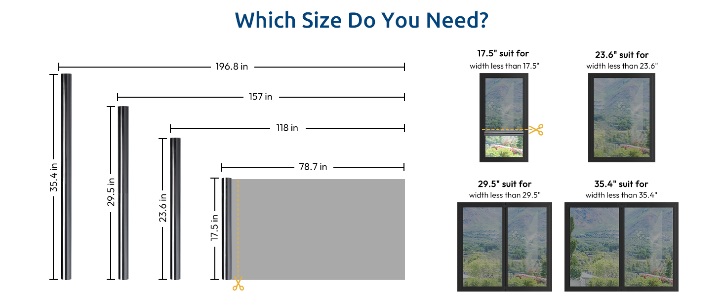 small large window tint