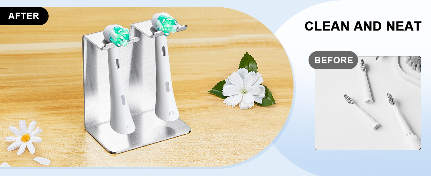 head storage toothbrush head stand