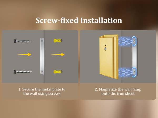 Battery wall light