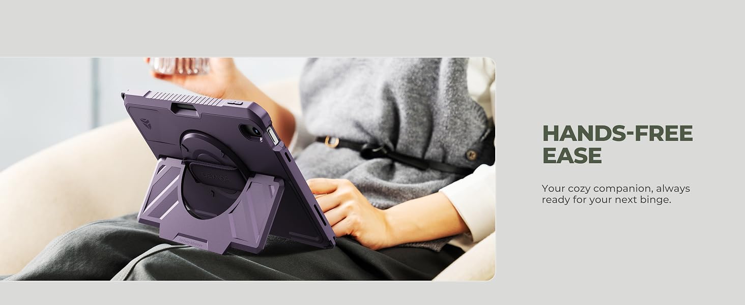 Dexnor for iPad (A16) 11th/10th Generation Case with Kickstand