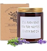 9 oz Large Lavender Candles Gifts for Women, 50 Hour Burn Lasting Aromatherapy Candles for Stress...