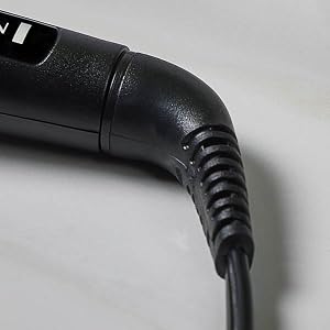Travel curling iron professional one inch with swivel cord