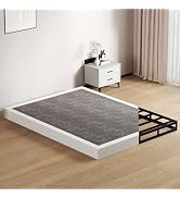 SHOANED Queen Size Box Springs - 5 Inch Low Profile Mattress Foundation No Noise Heavy Duty Metal...