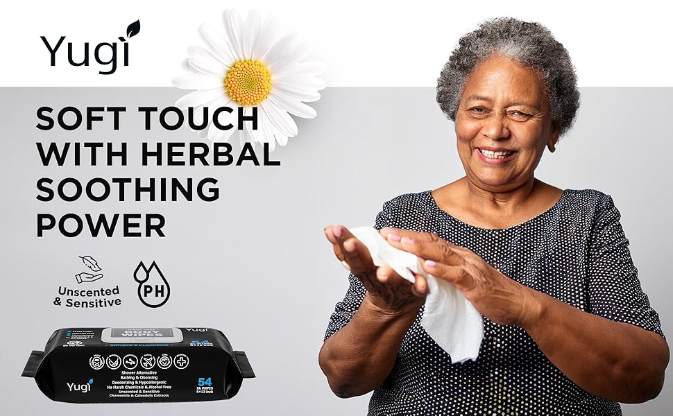 Body wipes for adults