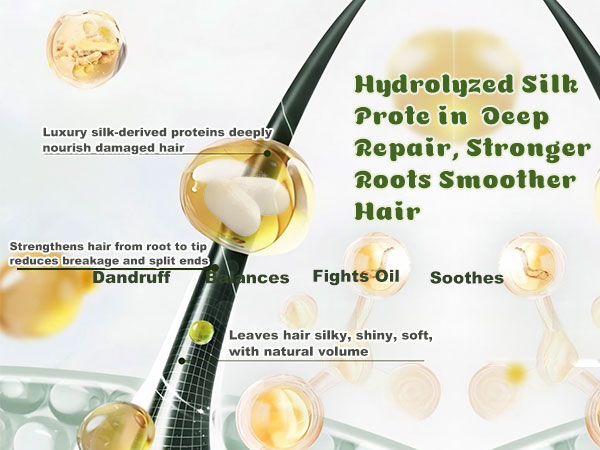 Hydrolyzed Silk Protein Deep Repair, Stronger Rotts Smoother Hair