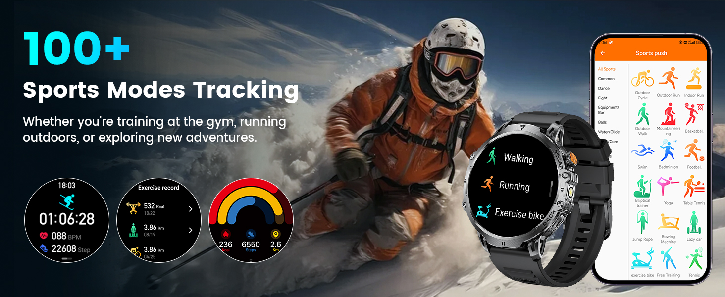 100+ Sports Modes