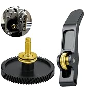 ??1PC Gold Hardened Steel Extruder Gear & Aluminum Alloy Handle for Bambu Lab A1/A1 Mini 3D Print...