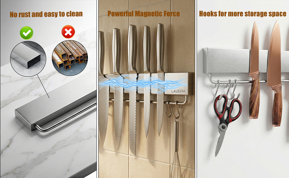 magnetic strip for knives