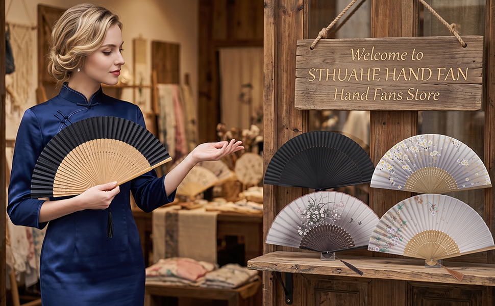 Folding Hand Fan for Women