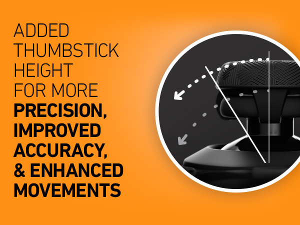 Precise Thumbsticks, Accurate Thumbsticks, Enhanced Movements