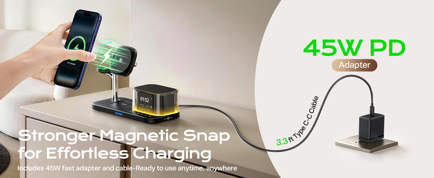 25w fast wireless charger for apple devices
