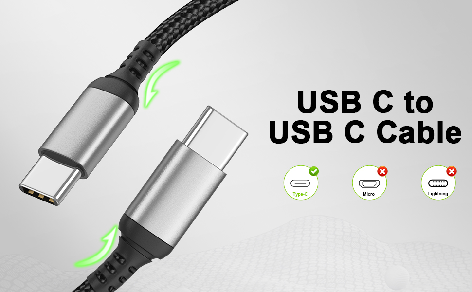 USB C to USB C Cable