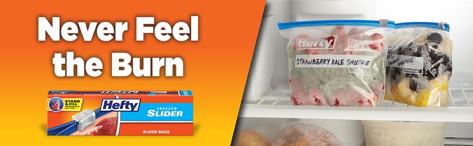 Hefty Freezer Slider Bags