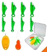 sewing needle threader, fish type needle threader