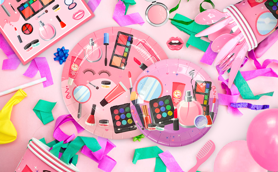 makeup party decorations