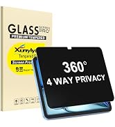 XunyLyee 360° 4 Way Privacy Screen Protector for iPad Air 11 Inch M4 M3 M2 (8th/ 7th/ 6th Generat...