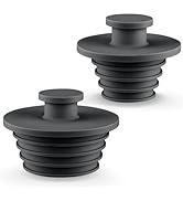 Aluvor Bathtub Stopper 2pcs Sink Stopper Tub Plug Bathroom Shower Drain Plug Silicone Bathtub Dra...