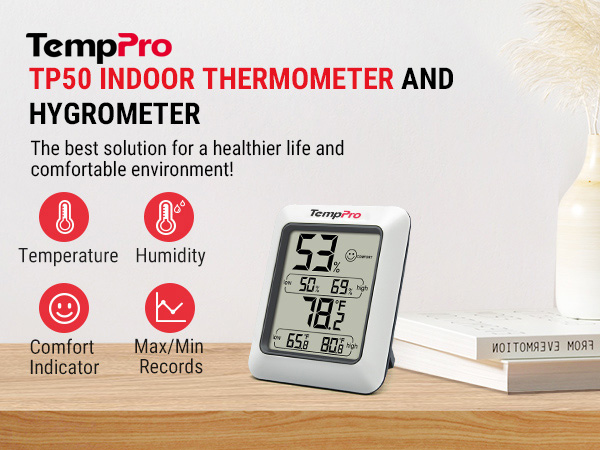digital room thermometer indoor temperature gauge thermopro thermometer with humidity