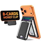 TopMade for MagSafe Wallet with Money Clip, Strongest Magnetic Card Holder for iPhone 17/16/15/14...