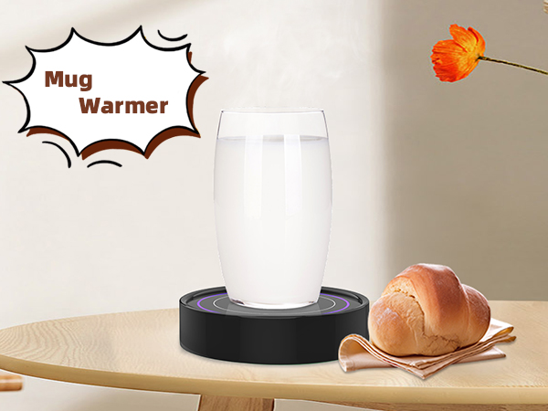 milk warmer Thermostat Coaster coffee warmer with mug set