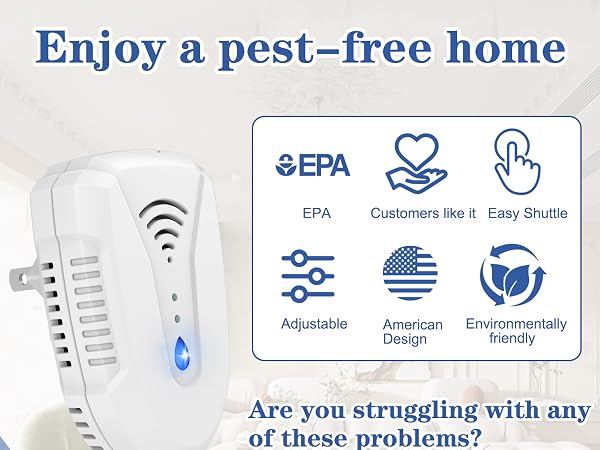 Bectine ultrasonic pest repeller