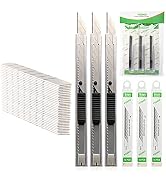 FOSHIO Utility knife Retractable with 30 Degree Snap Off Blade 9MM Box Cutter Knife, Office Vinyl...