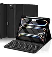 TQQ for iPad Pro 13-inch (M4) 2024 Case with Keyboard, Keyboard Case for iPad Pro 13-inch (M4), D...