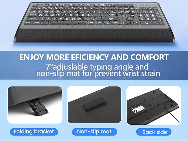 Comfortable keyboard