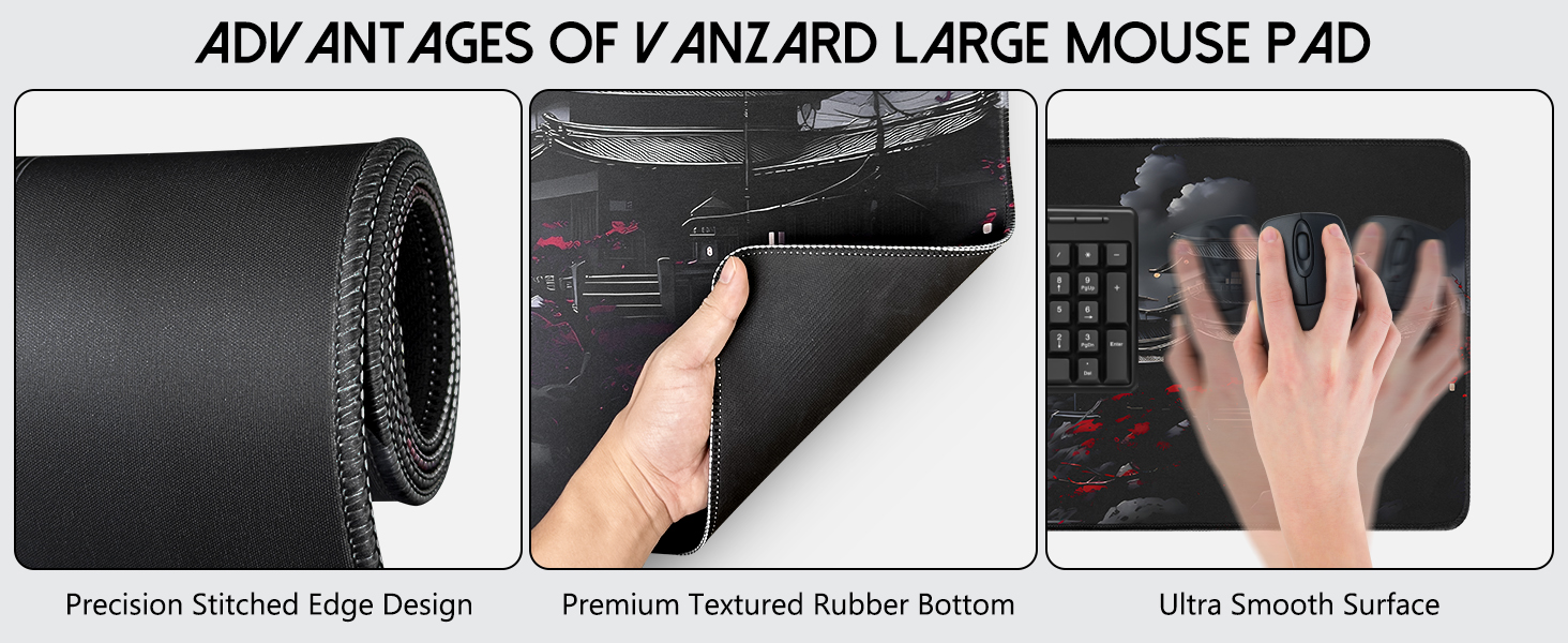 Advantages of Vanzard Large Mouse Pad