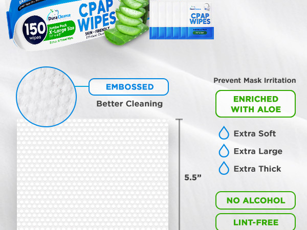 Duracleanse CPAP Wipes