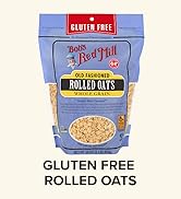 Bob's Red Mill Gluten Free Old Fashioned Rolled Oats, 16oz (Pack of 4) - Non-GMO, Gluten Free, Wh...