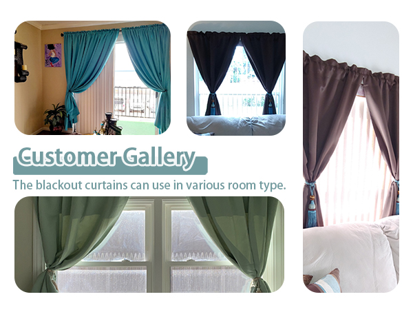 black blackout curtains for bedroom