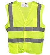 Cordova VB221PFR Type R, Class II, Limited FR, 5-Point Breakaway Vest, Lime Mesh, Silver Reflecti...