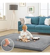 ILPEOD Baby Play Mat for Floor Nursery Rug Muscle Mat Area Rug Playroom Rug 59"x79" Playpen Mat M...