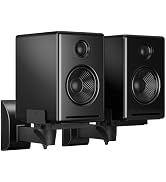 suptek Speaker Wall Mounts, Dual Speaker Stands for Surround Sound Speakers, Universal Bracket, T...