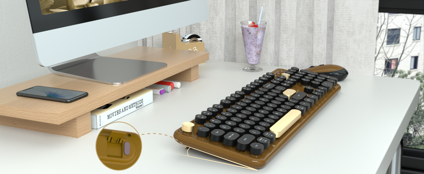colorful keyboard mouse
