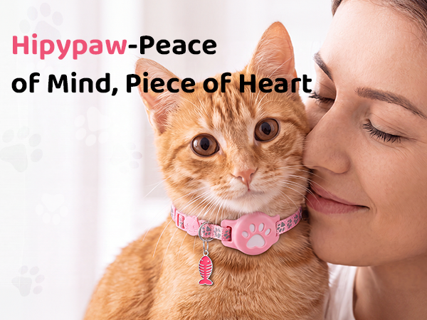 GPS Pet Tracker Collar, Mini Smart Real Time Tracking Tag for Cats Dogs, No Monthly Fee or SIM