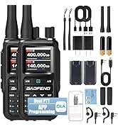 BAOFENG UV-5R Mini Ham Radio Handheld Long Range Walkie Talkies with Airband Reception Wireless A...