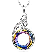 Kate Lynn "Rise From the Ashes Phoenix Necklace Made with Crystals from Austria, 18"+2" Necklace,...