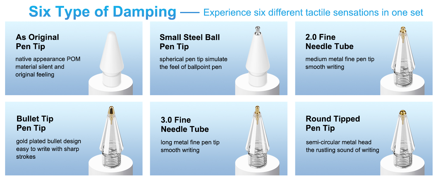 six type of damping