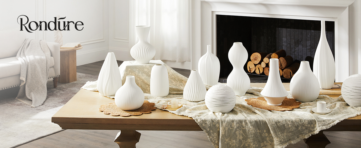 RONDURE Modern Ceramic Table Lamp