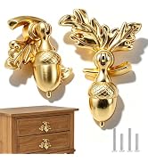 Sutfmwe Acorn Cabinet Knobs Drawer Knobs - Modern Minimalist Acorns Squirrels Knobs for Dresser C...