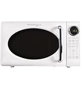Nostalgia Retro Microwave Oven - 0.7 Cu Ft, 700-Watt Countertop Size with Glass Turntable, Child ...