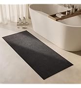 Triohero Bathroom Runner Rug, Long Bath Mat Washable Thin Quick Dry Low Pile Bathroom Runner Rugs...