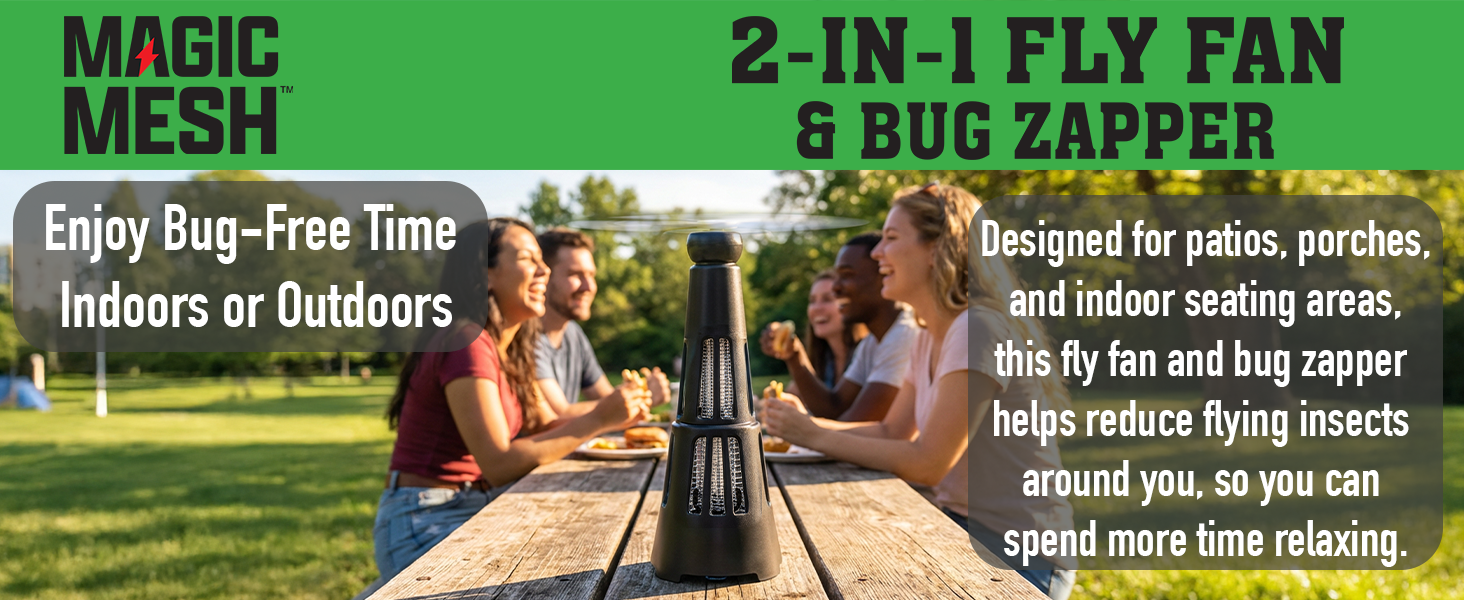 Magic Mesh 2-in-1 Fan Zapper