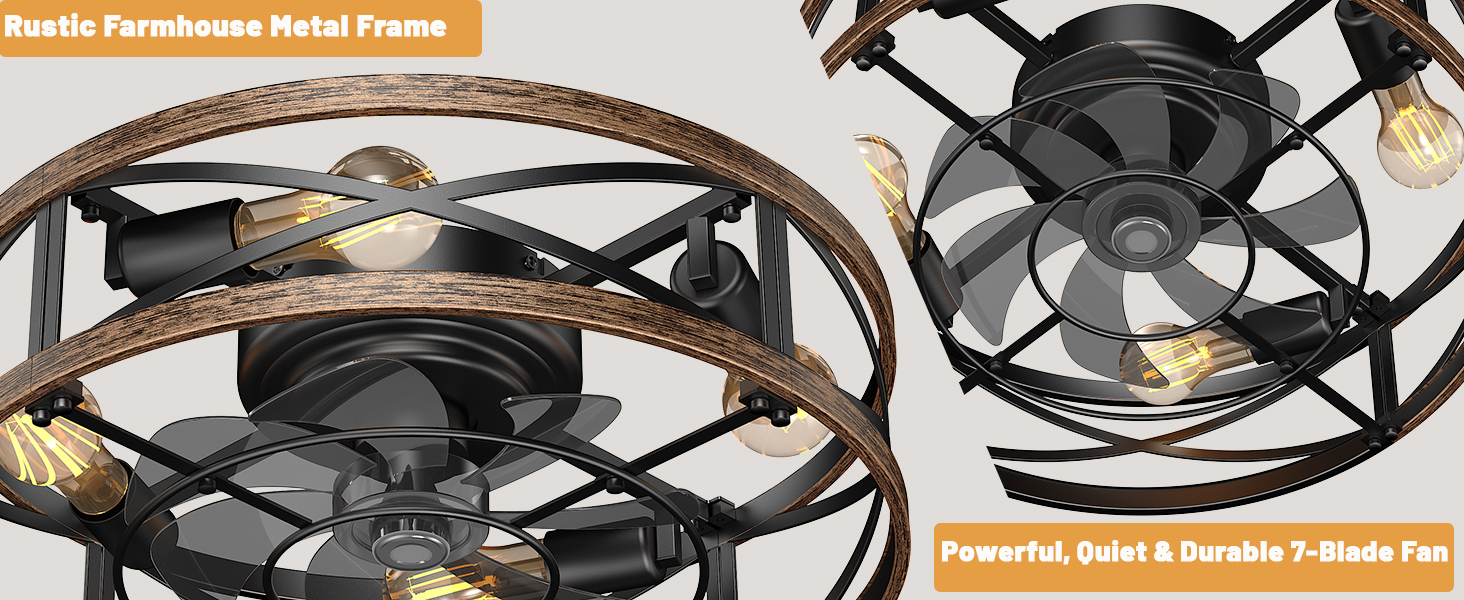 industrial ceiling lightfan