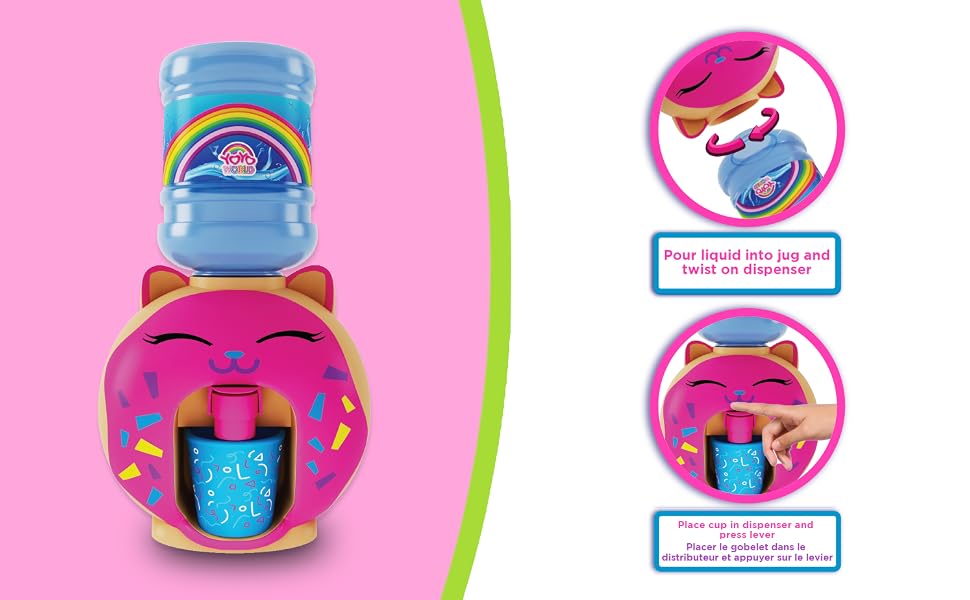 Water Dispenser Machine Toy for Dollhouse