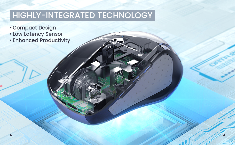 Durable cordless mice