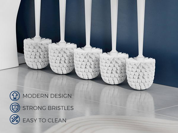 toilet brush and holder set